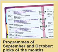 Programmes of September and October: picks of the months