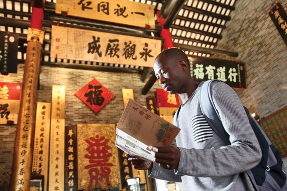 Boatametse came to Hong Kong alone; his experiences in the past eight months have already broadened his horizons.