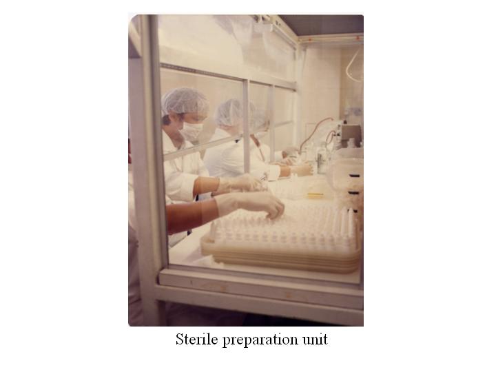 Sterile preparation unit