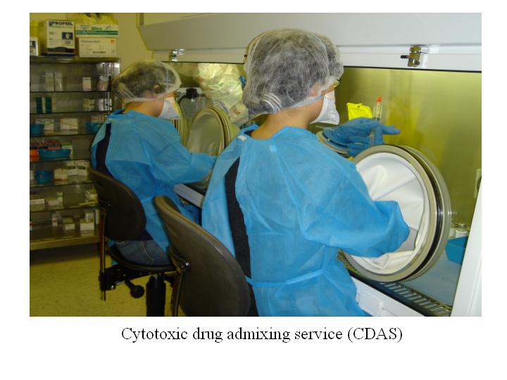 Cytotoxic drug admixing service (CDAS)