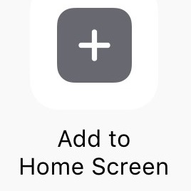 Add to Home Screen Button