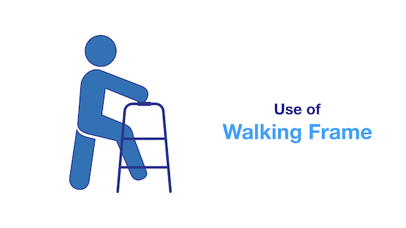 Use of Walking Frame