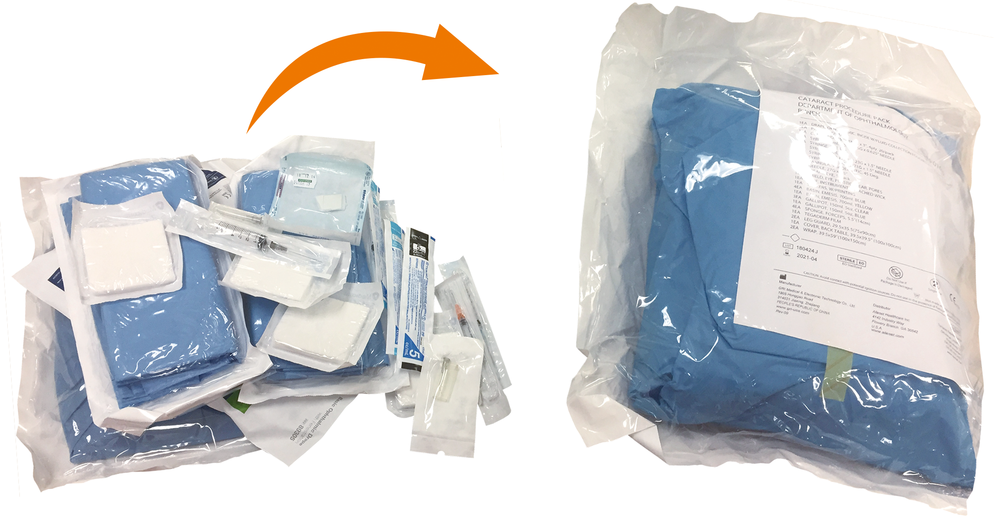 採購醫療物資「走塑」