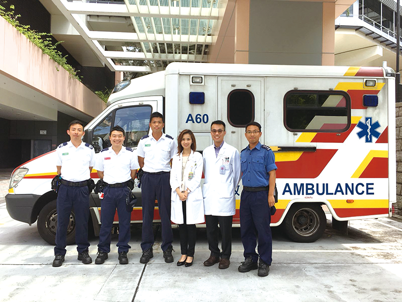 團隊去年與沙田區的救護員試行「通『風』報訊計劃」,成效顯著。