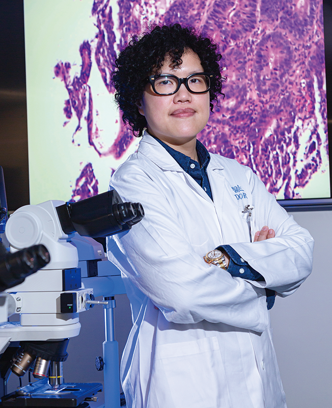 Pathologist Dr Amy Chan investigates and diagnoses in the area of head and neck pathology.