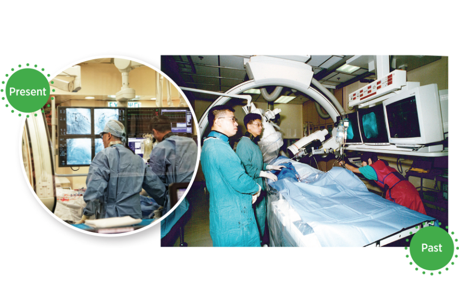 Operating theatre at the Cardiac Intervention Centre of Princess Margaret Hospital.