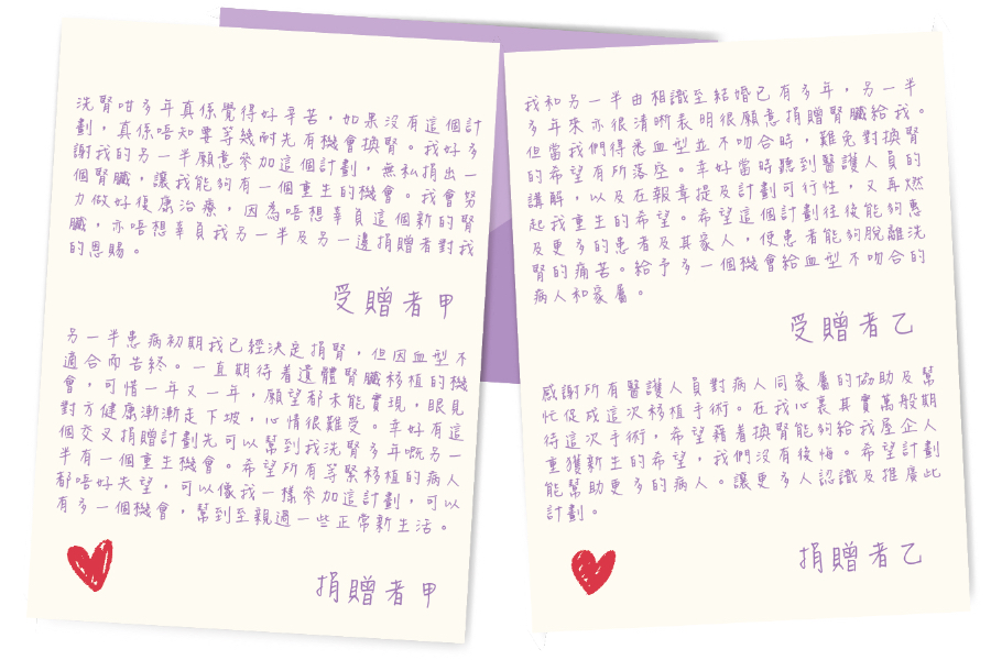 病人的感謝信