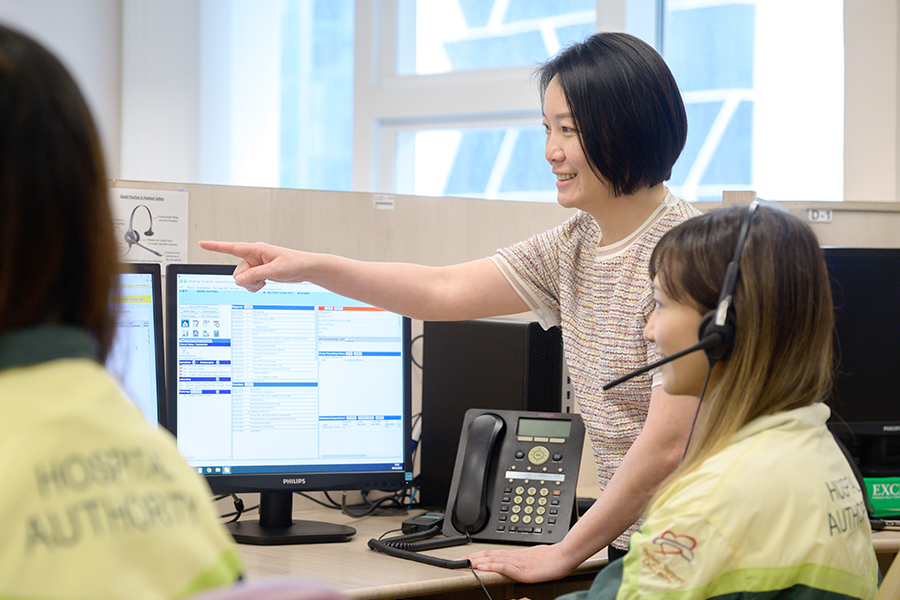 Apart from providing health advice through phone calls, PSCC nurses will seek advice from clusters’ clinicians and nurses if patients have special medical needs.