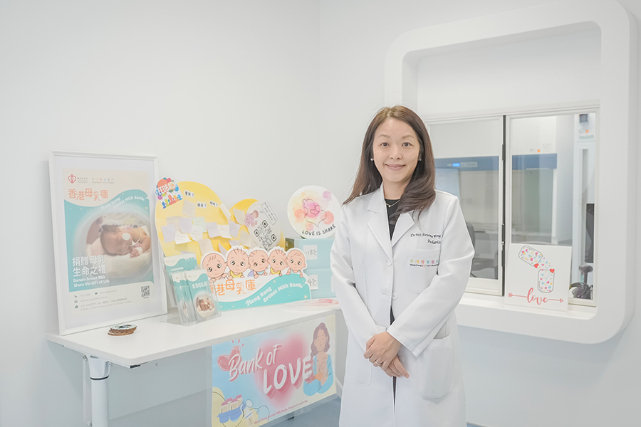 The HKBMB will ensure the quality and safety of donor breast milk and screen donors strictly, says Dr Rosanna Wong.