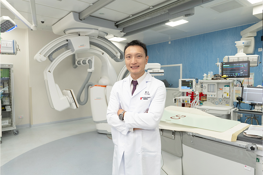 池敏森醫生表示，病人有時不確定中風時間，灌注掃描有助識別合適病人接受治療。