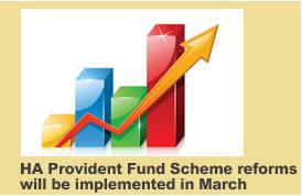 HA Provident Fund Scheme reforms will be implemented in March