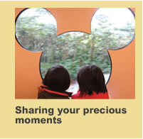 Sharing your precious moments