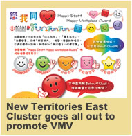 New Territories East Cluster goes all out to promote VMV
