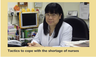 Tactics to cope with the shortage of nurses