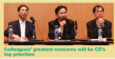  Colleagues' greatest concerns will be CE's top priorities  