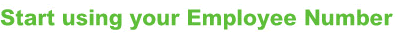 Start using your Employee Number@