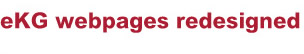 eKG webpages redesigned