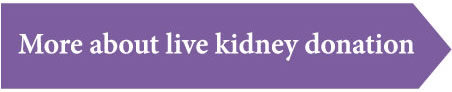 More about live kidney donation  