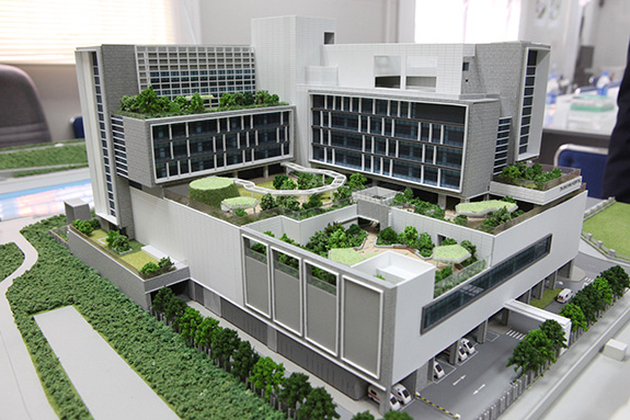 興建中的天水圍醫院，日後將加入綠色元素。