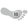 10-step journey icon 10
