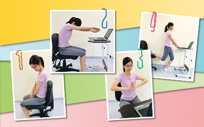 Simple office stretches to ease pains