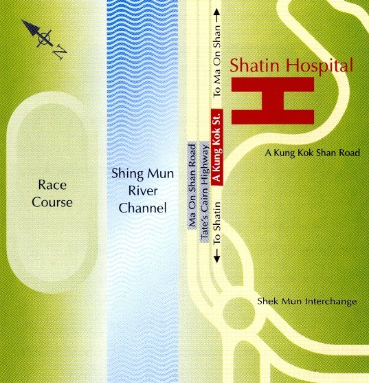Shatin Hospital Map
Address: 33 A Kung Kok Street, Ma On Shan, Shatin, NT